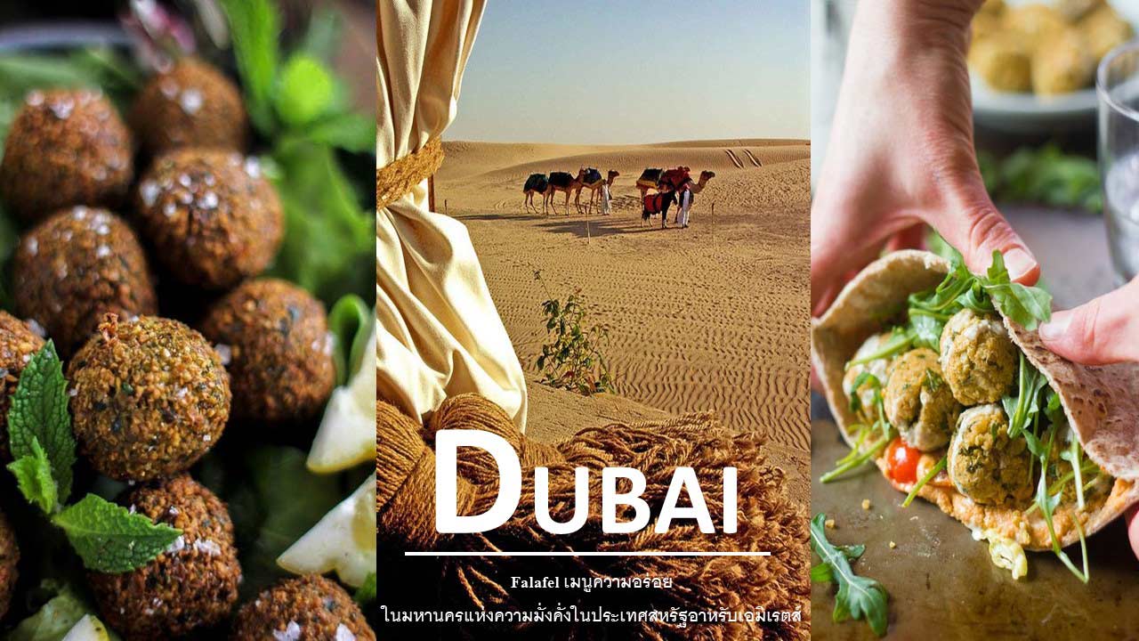 Falafel เมนูความอร่อยในมหานครแห่งความมั่งคั่งในประเทศสหรัฐอาหรับเอมิเรตส์ (ดูไบ)