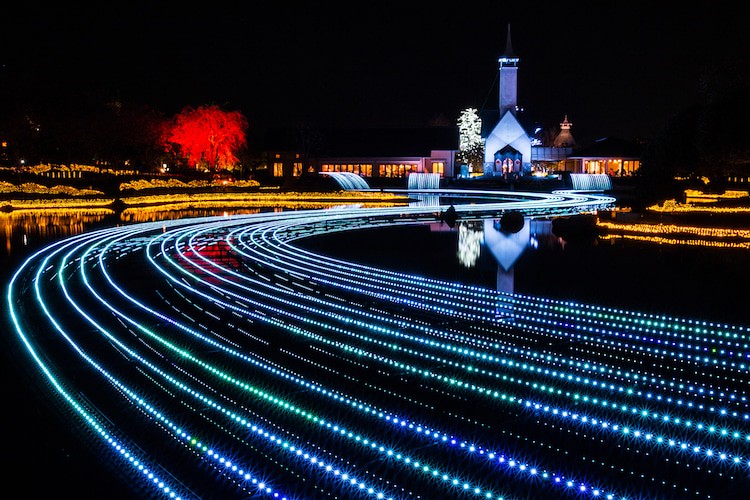เทศกาลแสดงไฟที่ NABANA NO SATO ประเทศญี่ปุ่น
